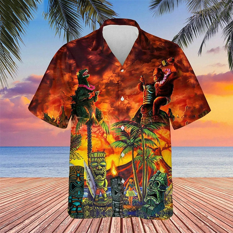 Dragon Coconut Aloha Shirt