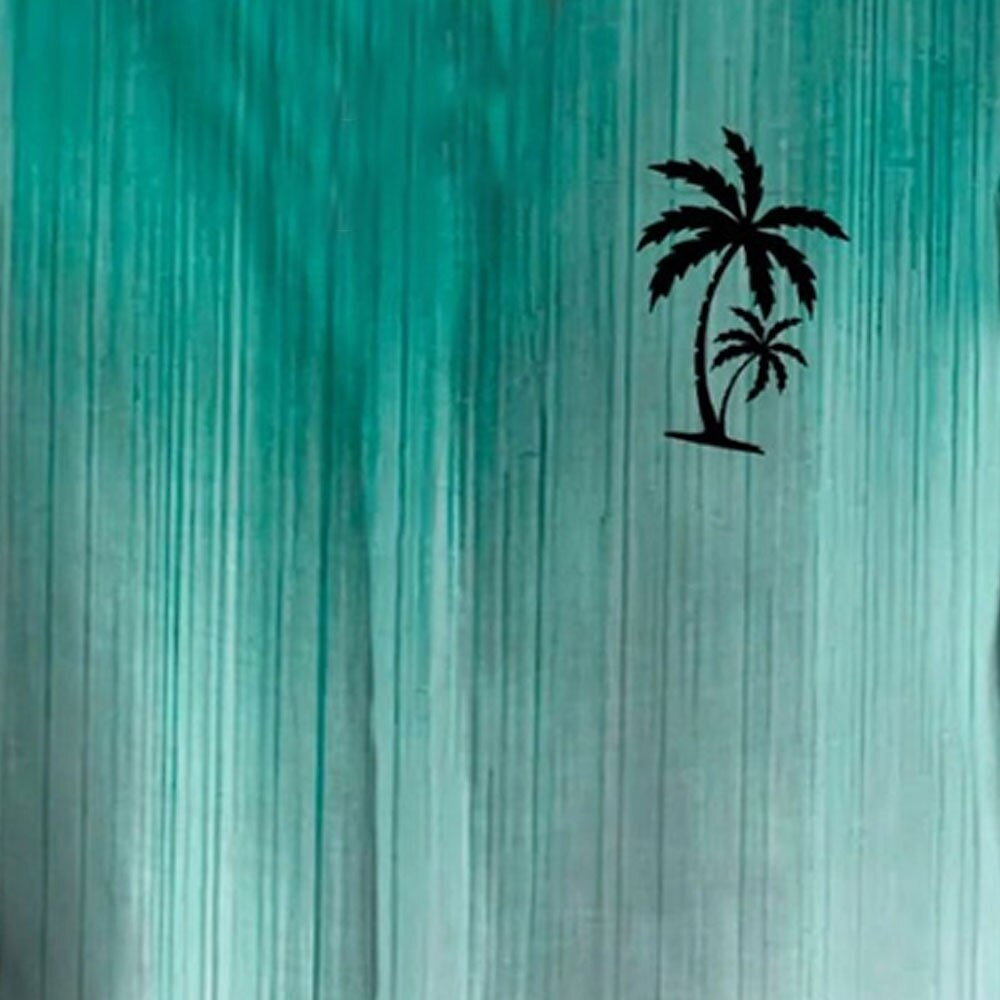 Tropical Coconut Tree Print Vacation Shirt