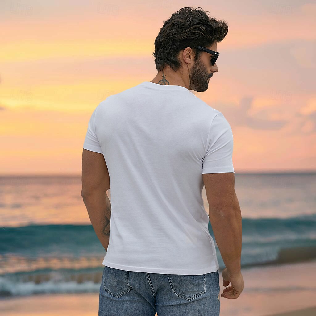 Graphic T-Shirt Casual Crew Neck
