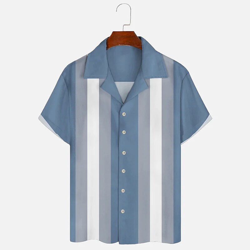 Camisa con estampado geométrico en bloques de color