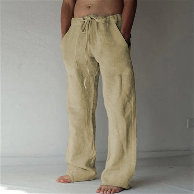 Baggy Drawstring Beach Pants
