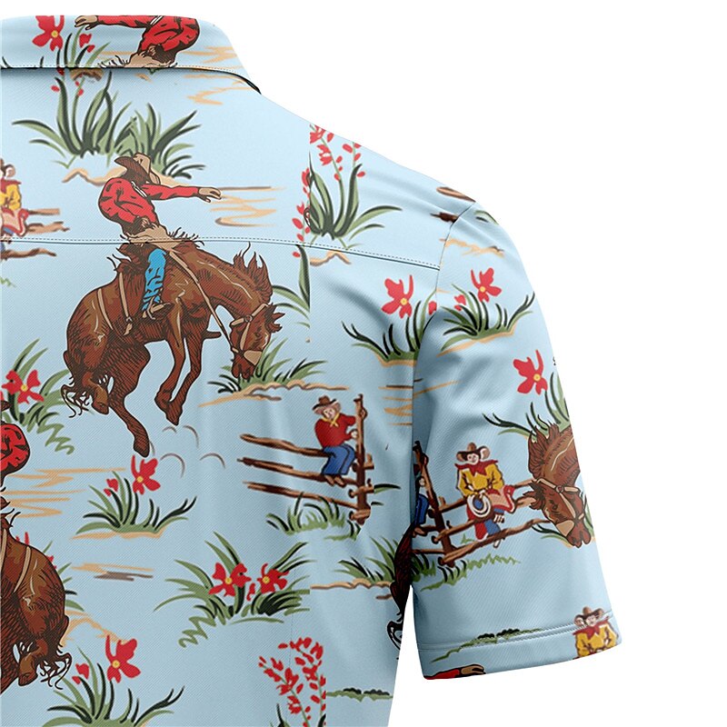 Cowboy Summer Hawaiian Shirt
