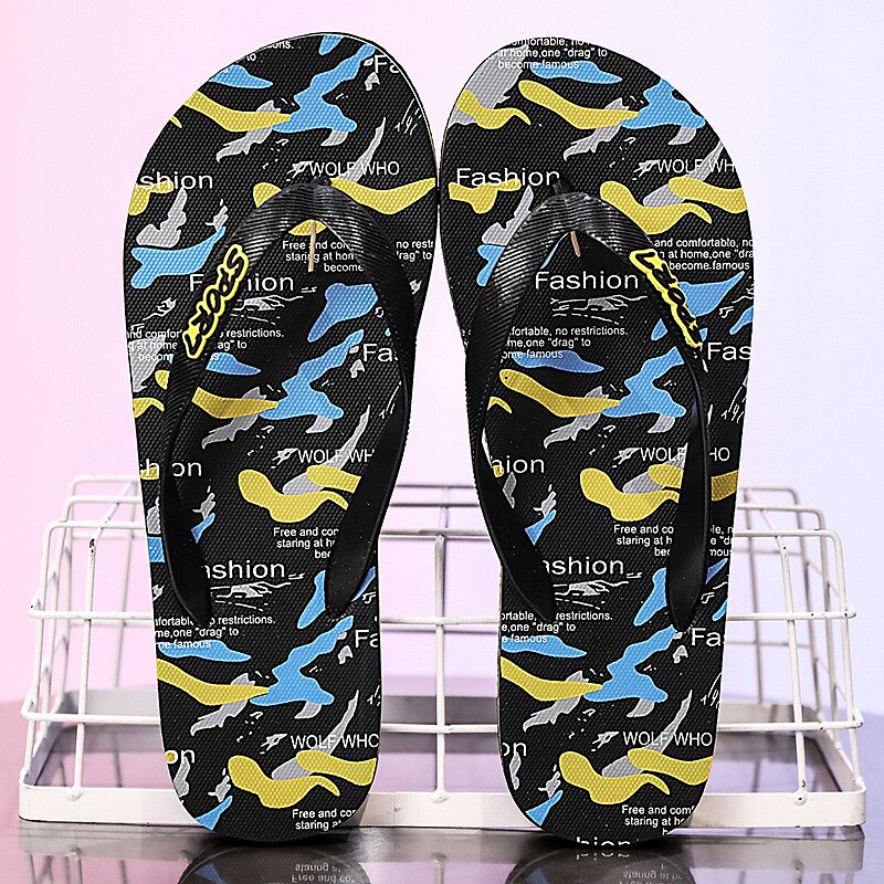 Camouflage Beach Flip-Flops