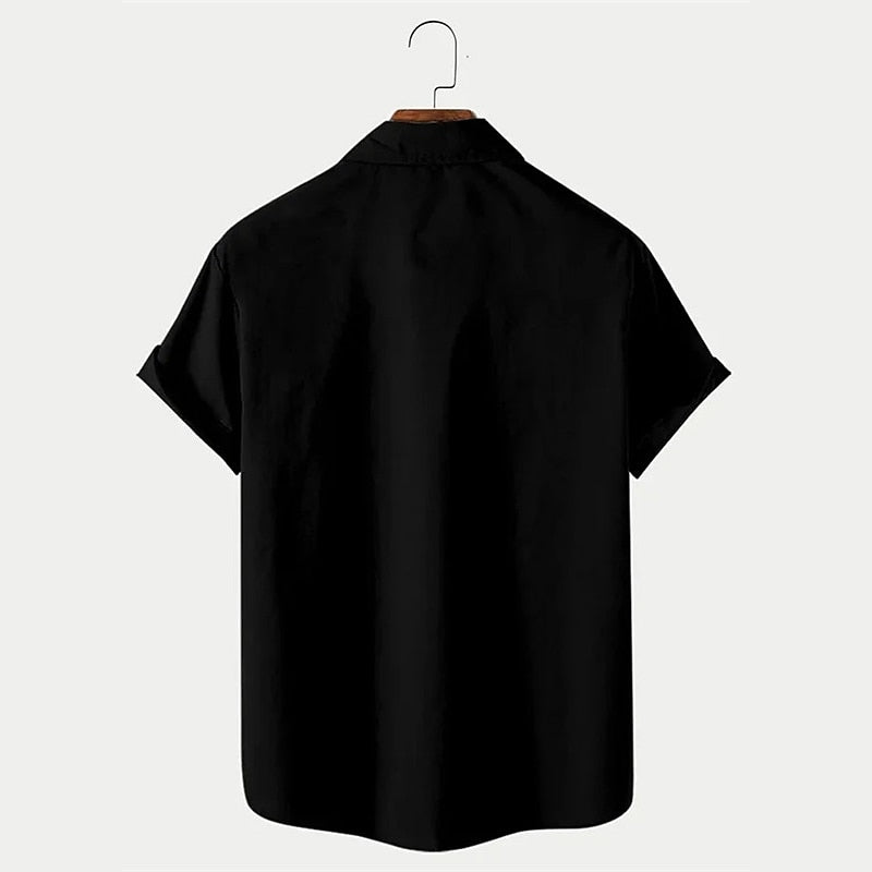 Camisa de bolos de verano con notas musicales