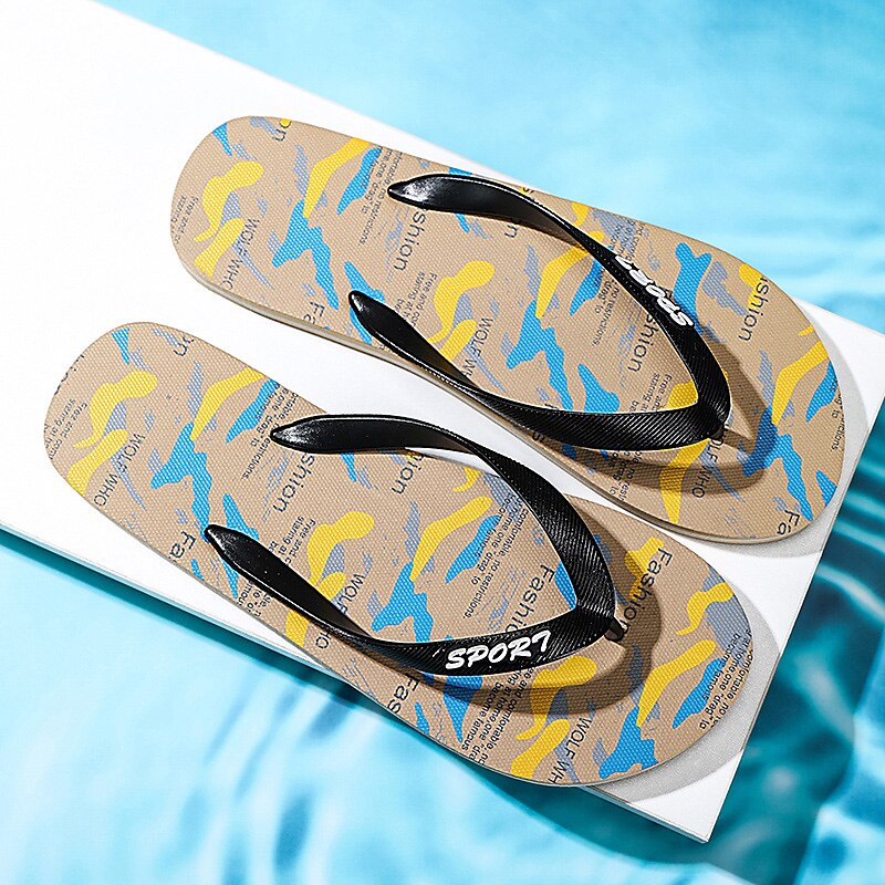 Camouflage Beach Flip-Flops