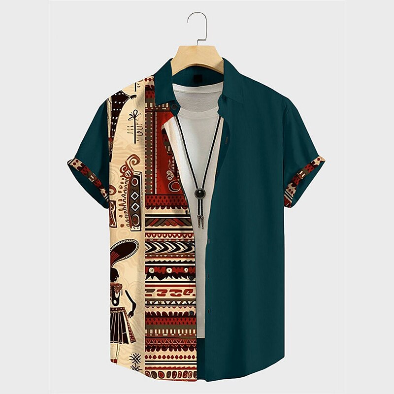 Camisa étnica tribal diaria