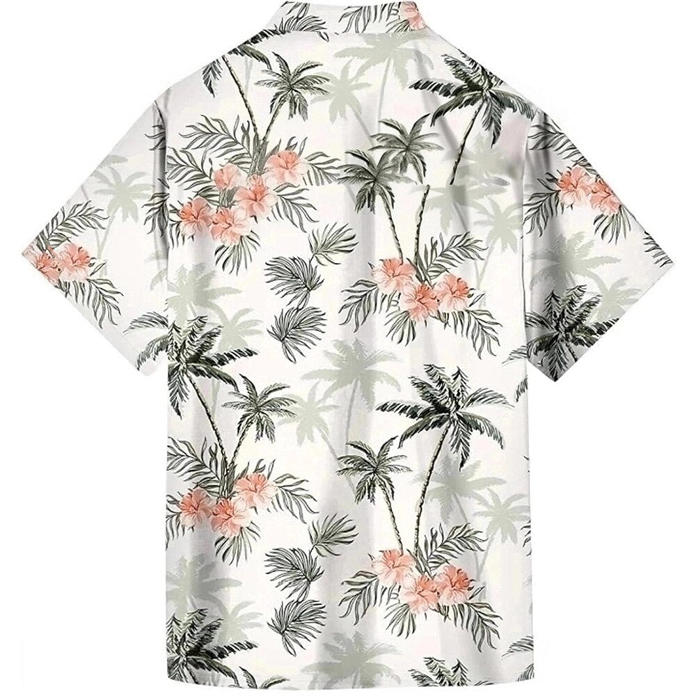 Coconut Floral Hawaiian Shirt