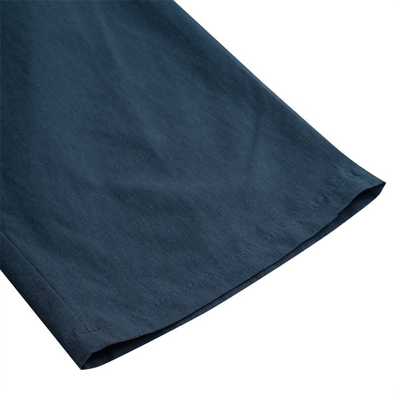 Simple Linen Drawstring Beach Pants