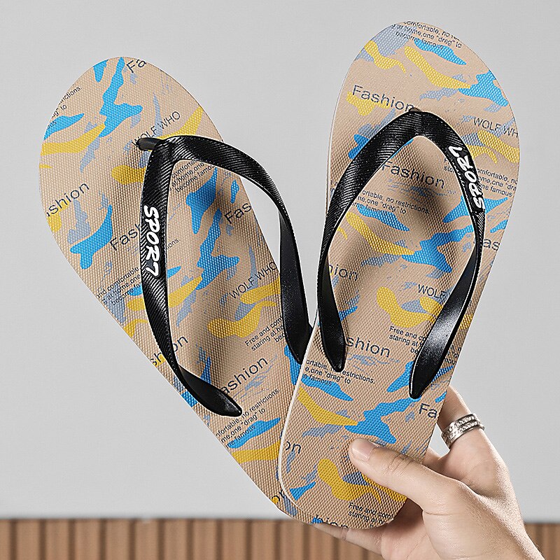 Camouflage Beach Flip-Flops