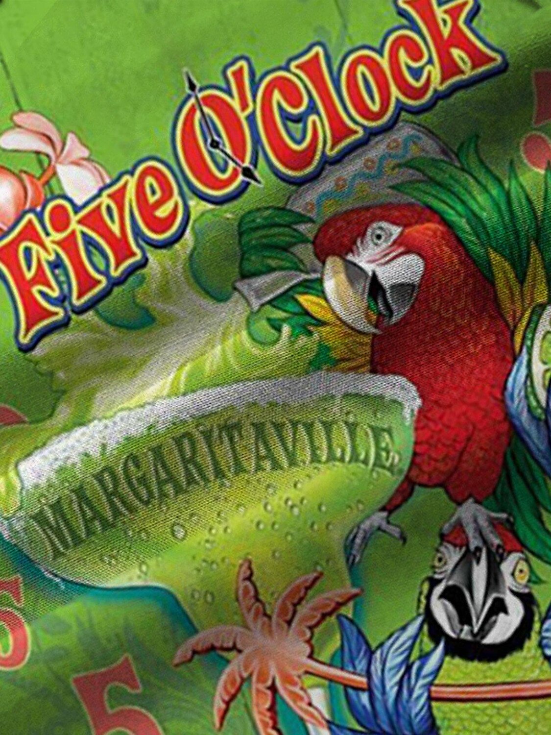 Parrot Print Hawaiian Shirt Tropical Streetwear