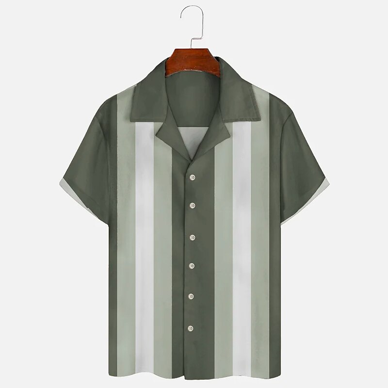 Camisa con estampado geométrico en bloques de color