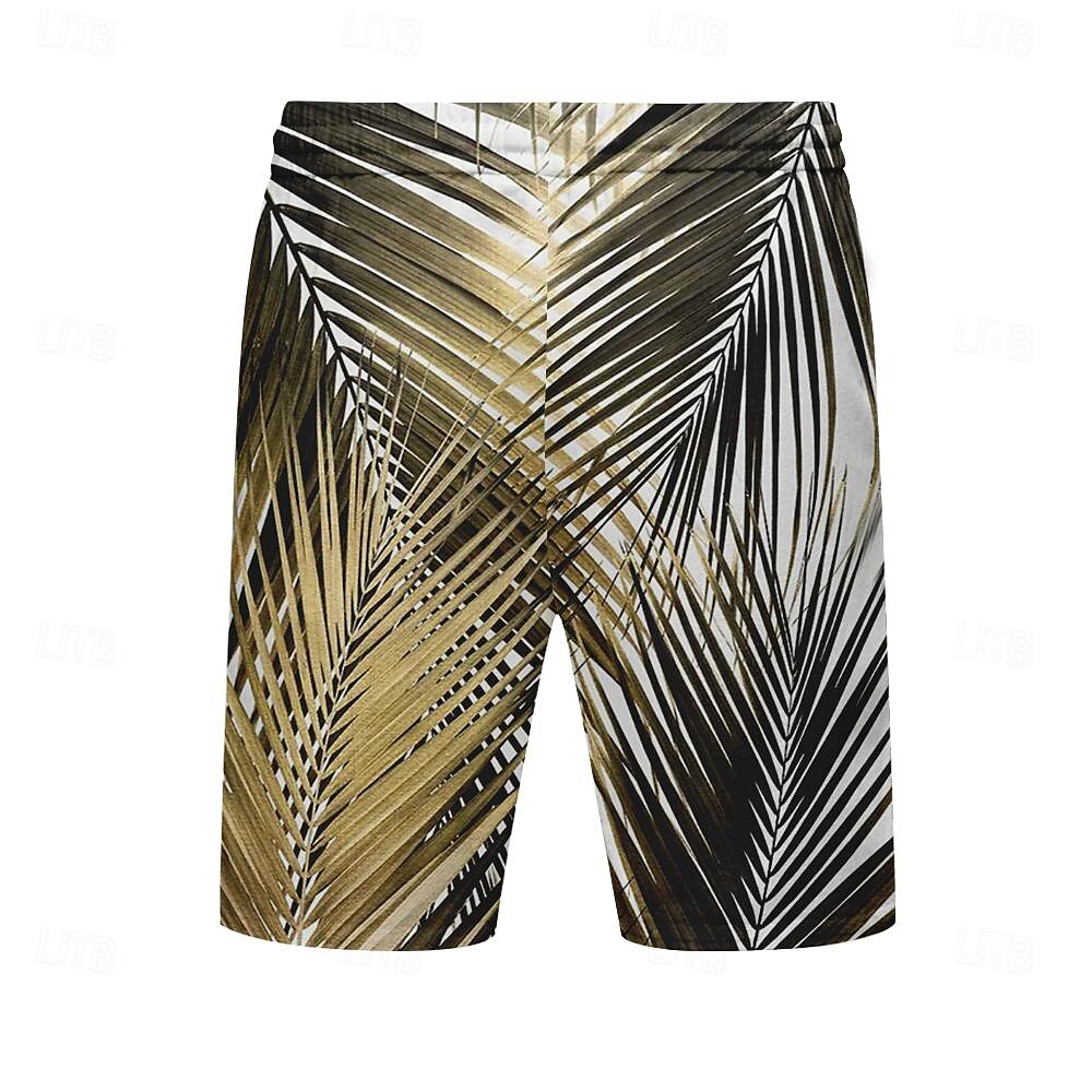 Leaf Tropical Plants Swimming Trunks Board Shorts