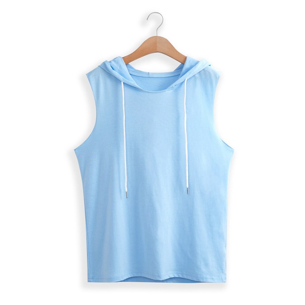 Sleeveless Hoodie Tank Top
