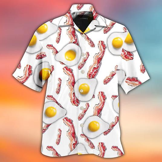 Notas Camisa abotonada Camisa de manga corta Moda deportiva Ropa de calle Casual