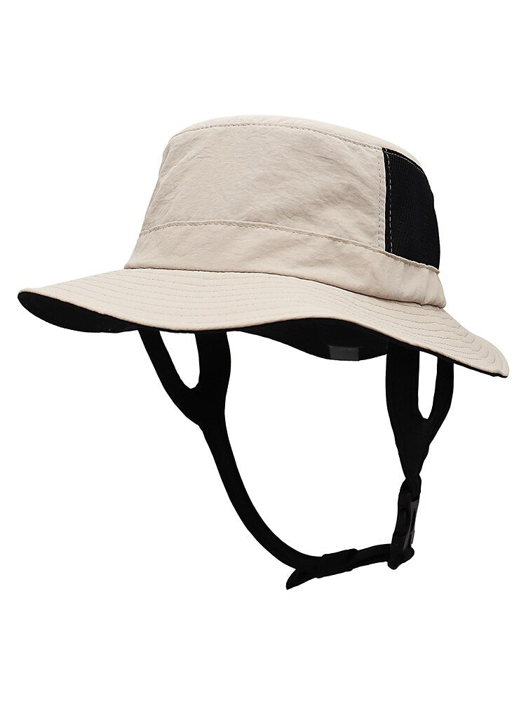UPF50+ Waterproof Bucket Hat w/ Chin Strap