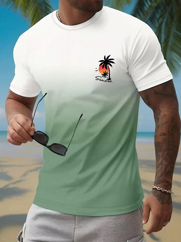 Fashion Crewneck Short Sleeve T-shirt