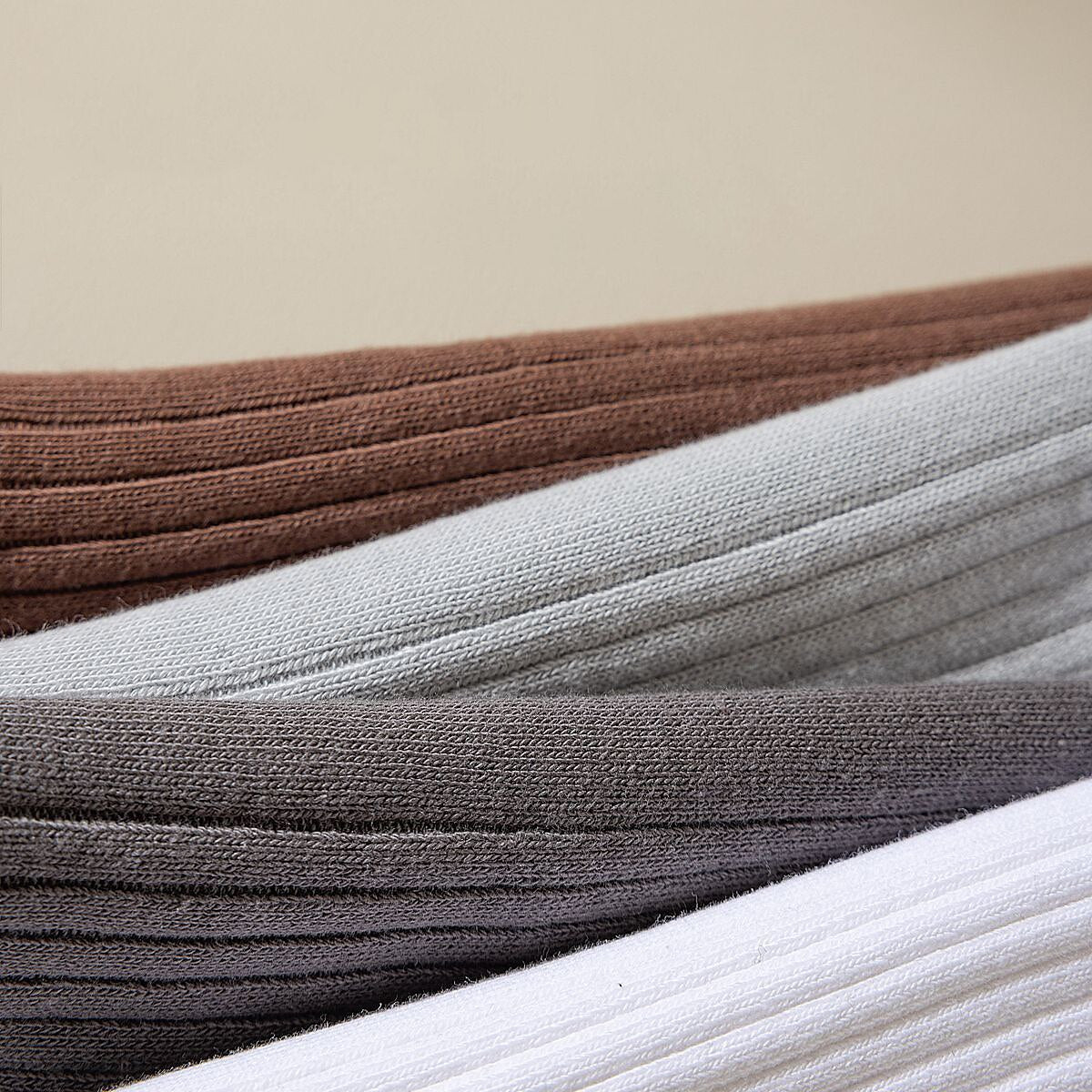 Solid Color 100% Cotton Socks