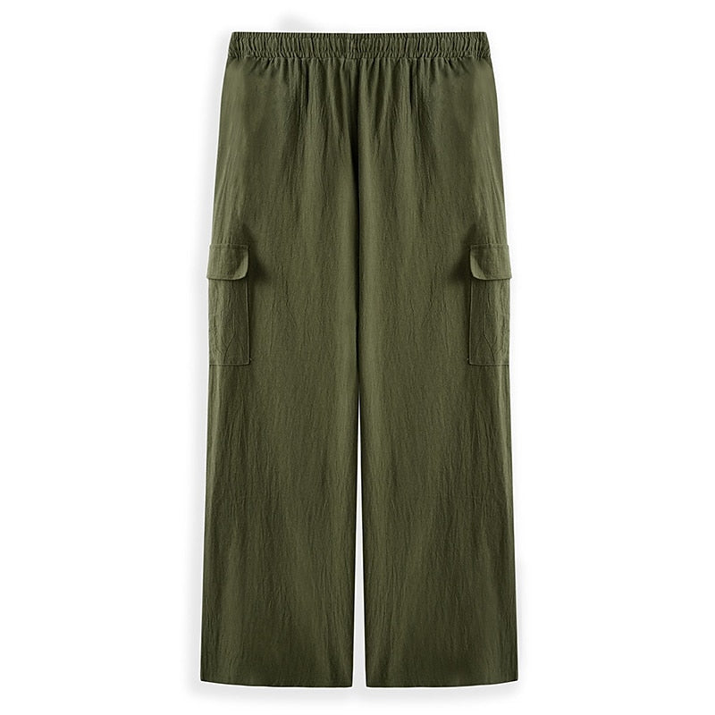 Breathable Gauze Cargo Pants