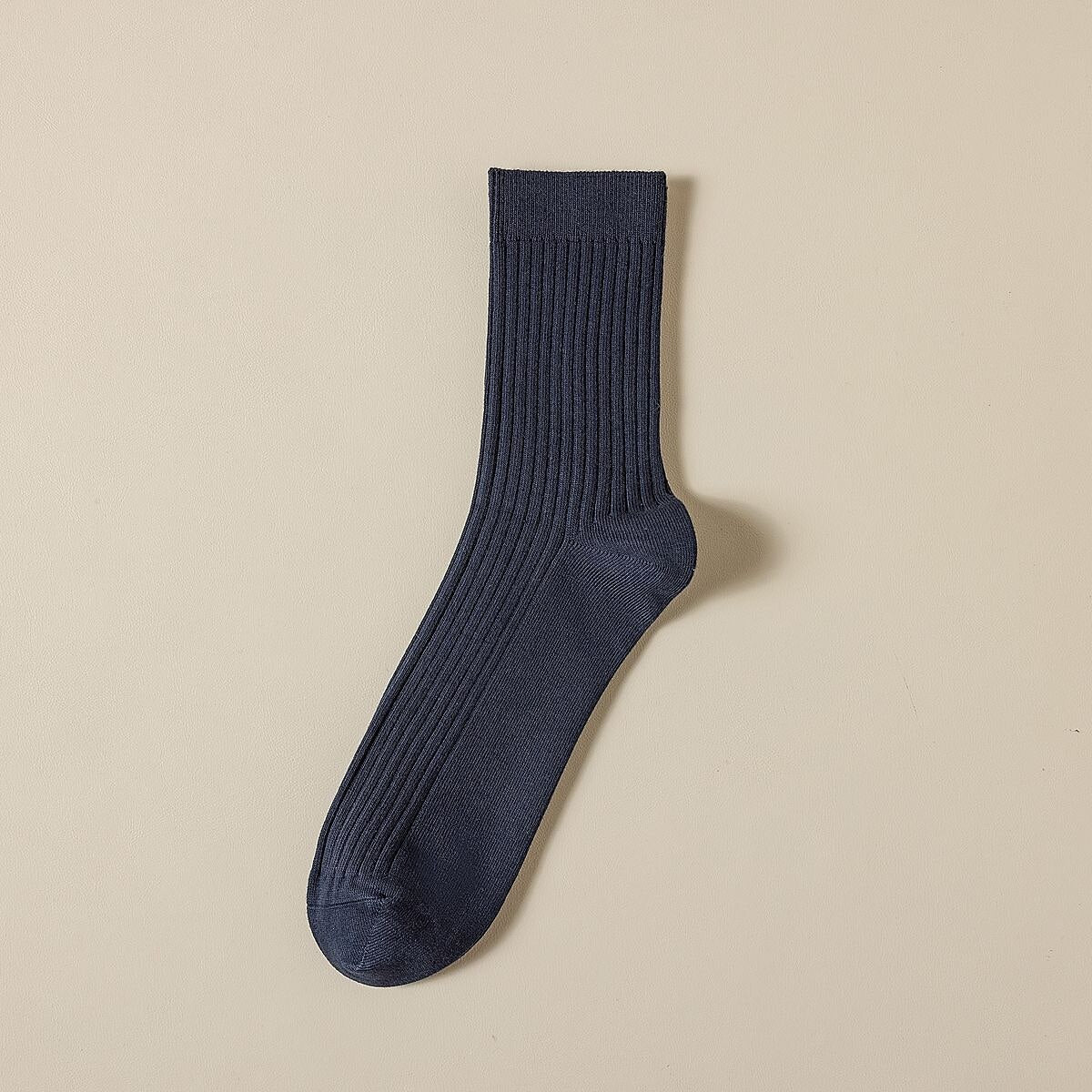 Solid Color 100% Cotton Socks