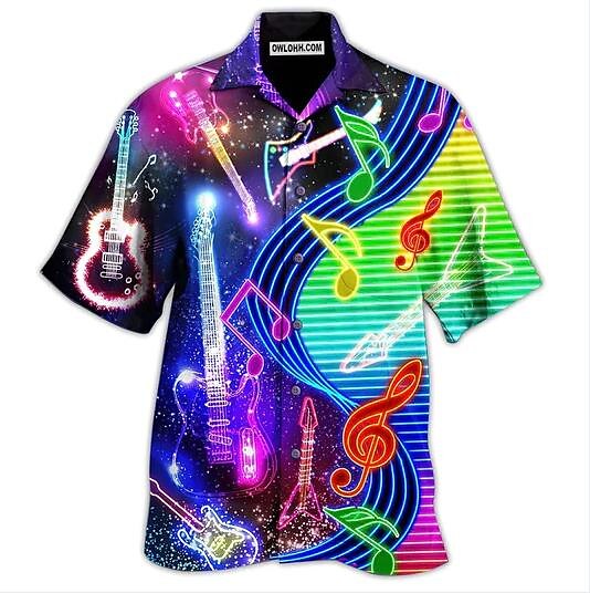 Notas Camisa abotonada Camisa de manga corta Moda deportiva Ropa de calle Casual
