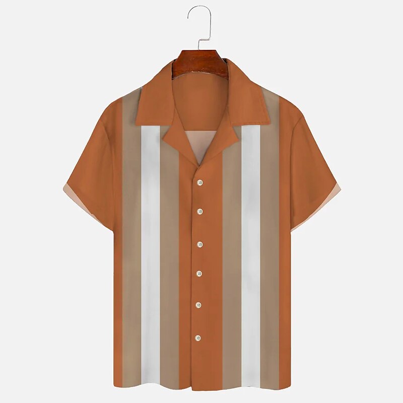 Camisa con estampado geométrico en bloques de color