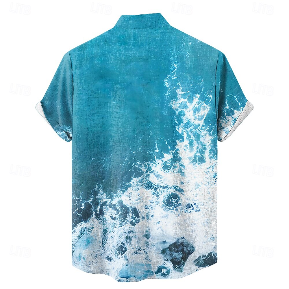 Camisa de manga corta con diseño de árbol de coco