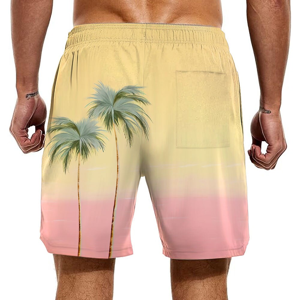 Coconut Tree Turtles 2-in-1 Board Shorts