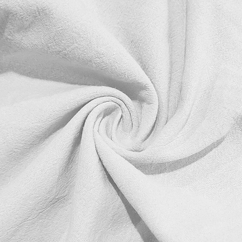 Linen Drawstring Straight-Leg Pants