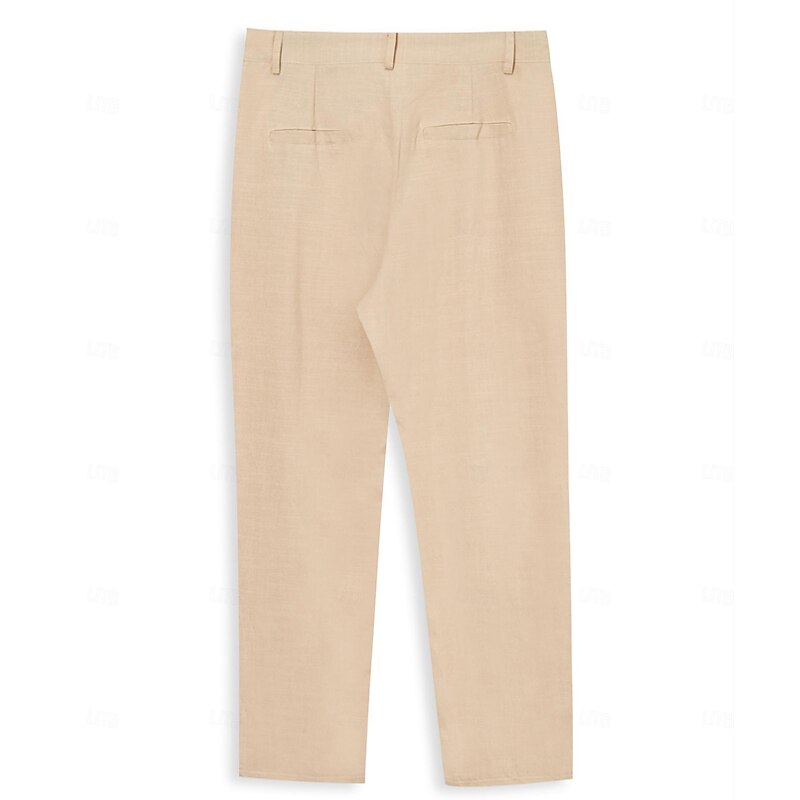 Linen Drawstring Beach Pants
