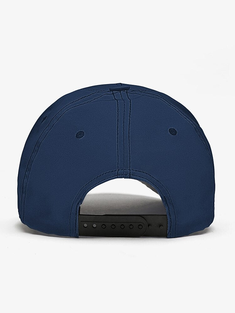 Navy 'I'm Fine' Snapback Cap