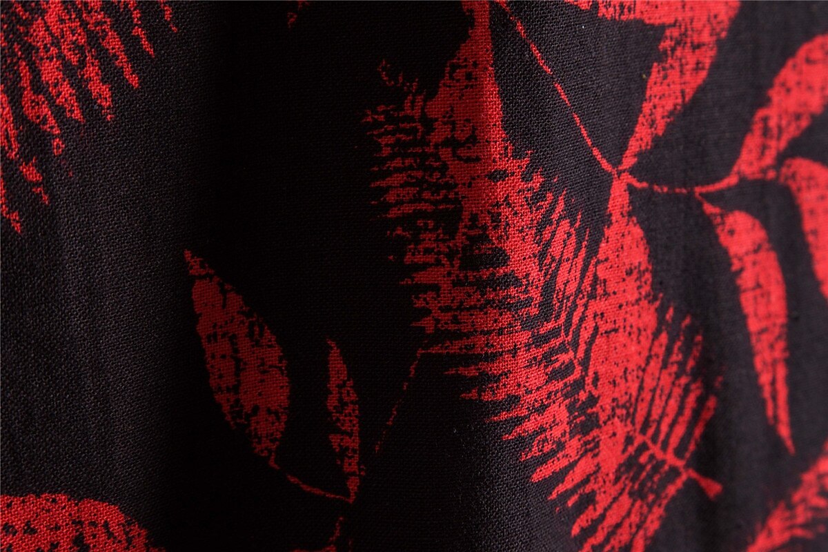 Camisa hawaiana de verano con hojas y plantas tropicales, camisa hawaiana de manga corta