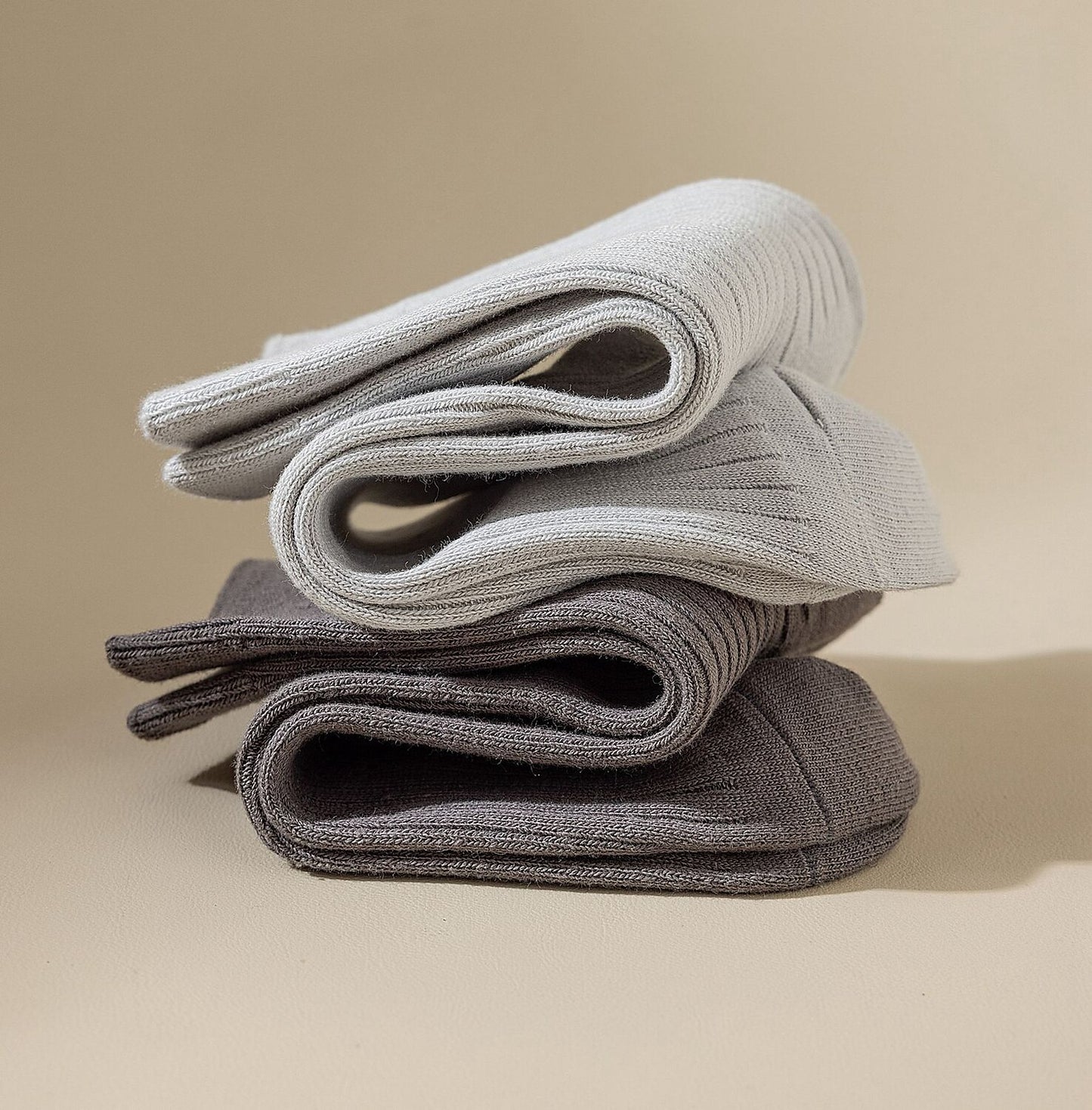Solid Color 100% Cotton Socks