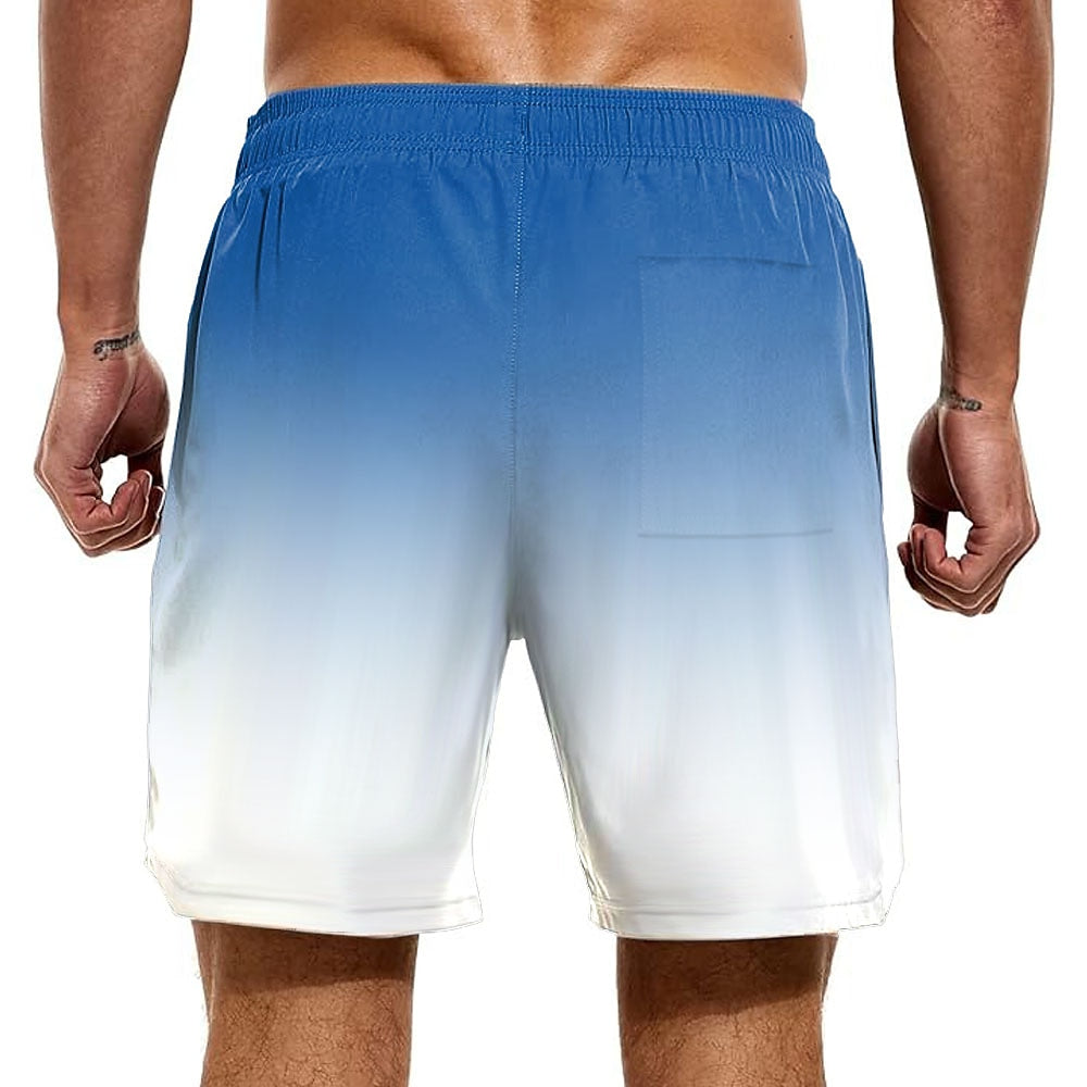 Gradient Turtles 2-in-1 Board Shorts