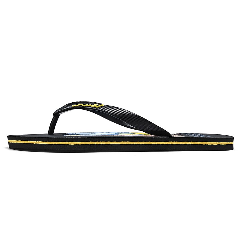 Artistic Flip-Flops – Blue & Yellow Print