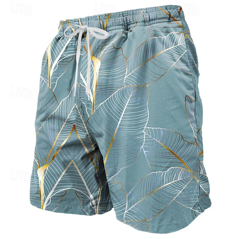 Palm Leaf Swim Trunks