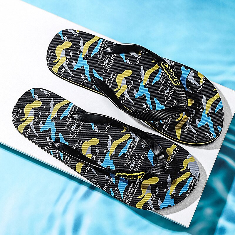 Camouflage Beach Flip-Flops