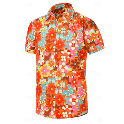 Retro 70s Floral Aloha Shirt