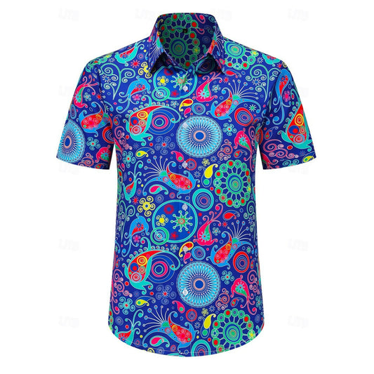 Retro 70s Paisley Party Shirt