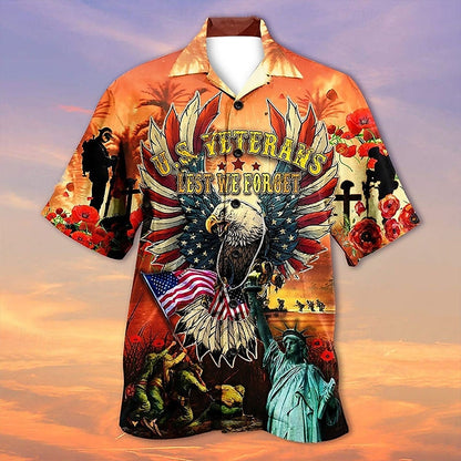 American Independence Day Eagle Flag Shirt