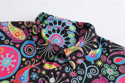 Retro 70s Paisley Party Shirt