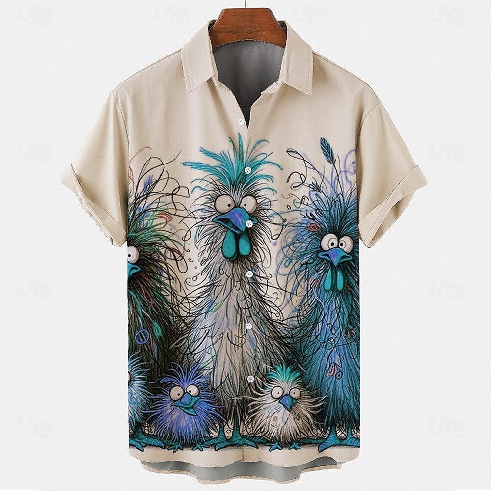 Fashion Chicken Casual Shirt