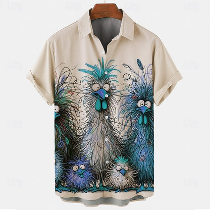 Fashion Chicken Casual Shirt