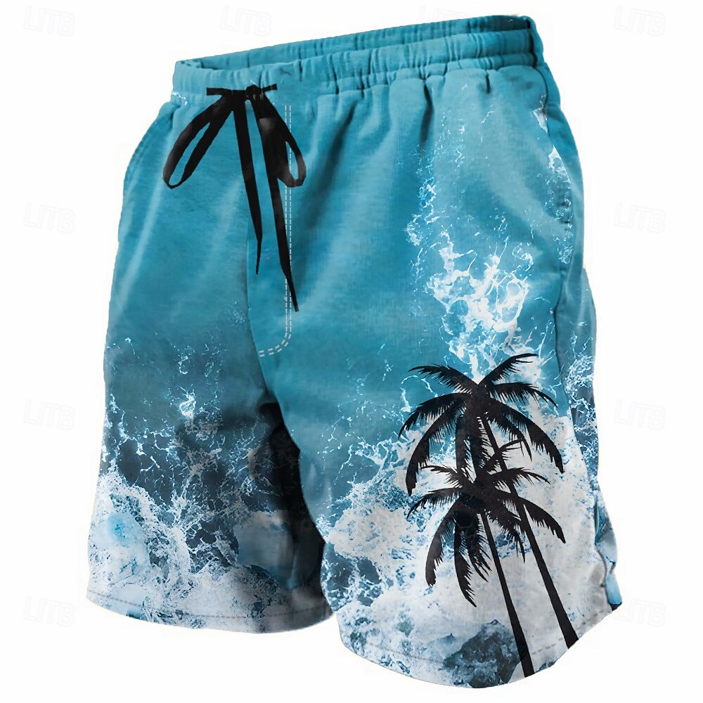 Coconut Tree Board Swim Shorts