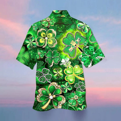 St. Patrick's Clover Casual Shirt