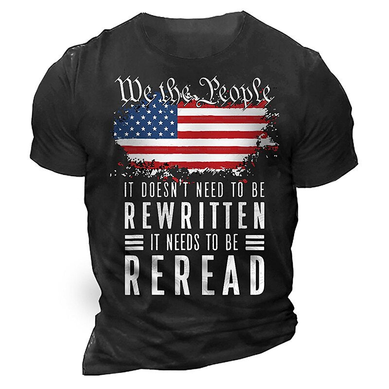 Distressed Patriotic Flag T-Shirt