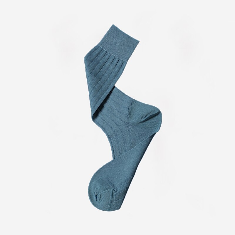 Classic Solid Color Knit Socks