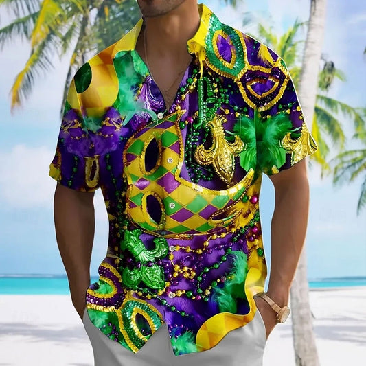 Mardi Gras Mask Shirt