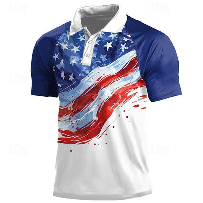 Patriotic Independence Day Polo