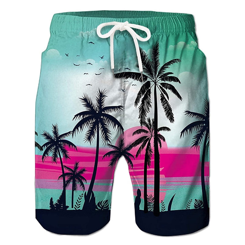 Hawaiian Swimming Trunks Board Shorts