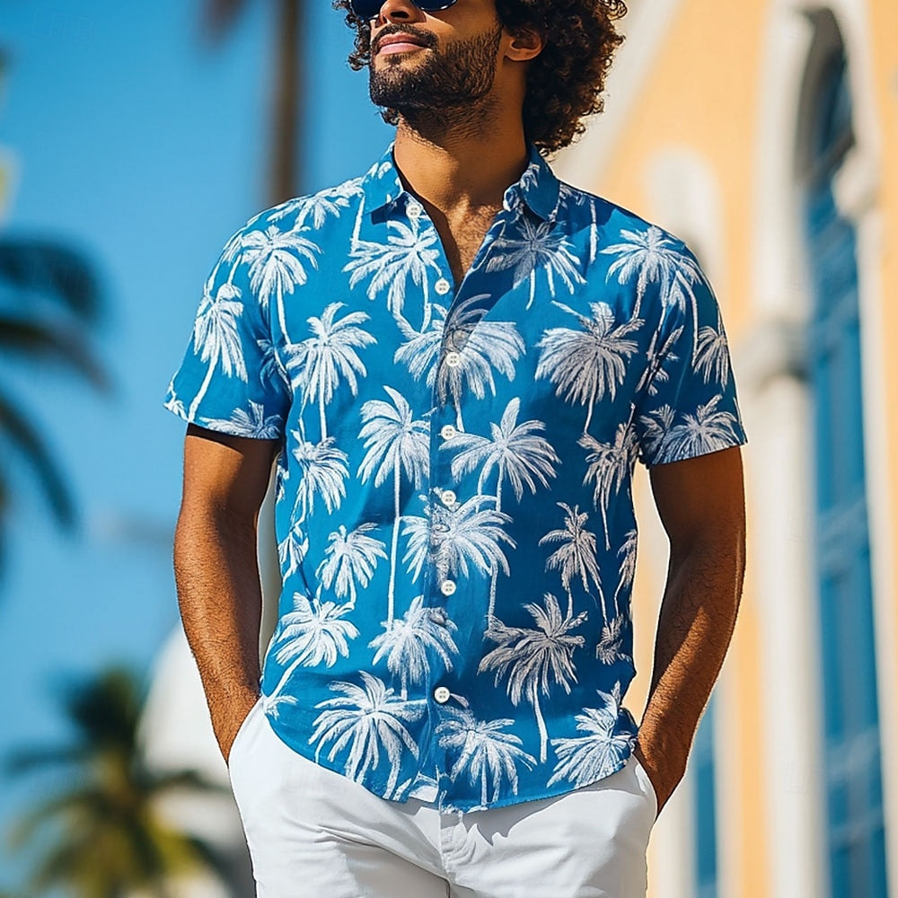 Coconut Tree Hawaiian Shirt